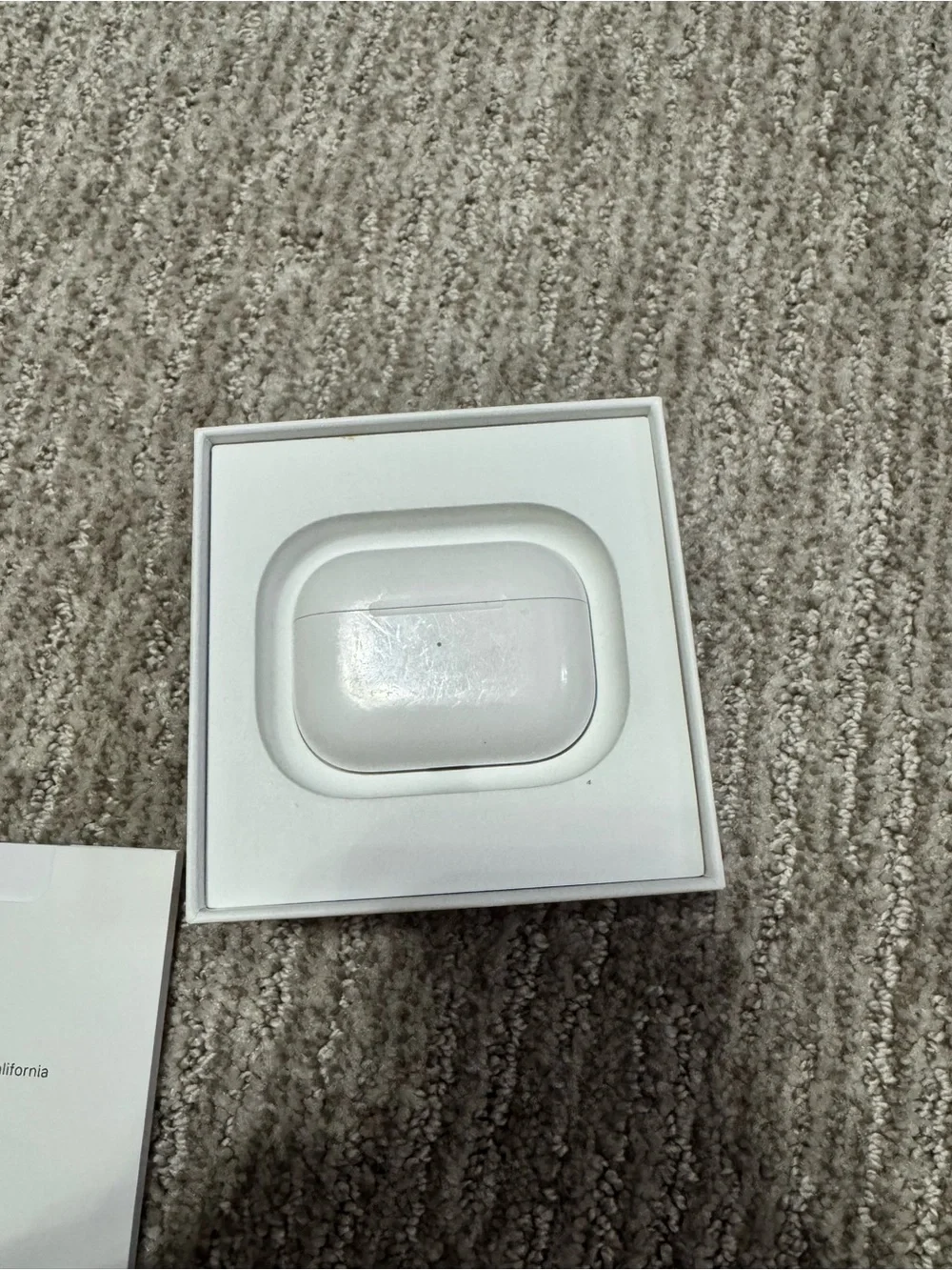 Apple AirPods Pro Earbuds with White Charging Case and Packaging